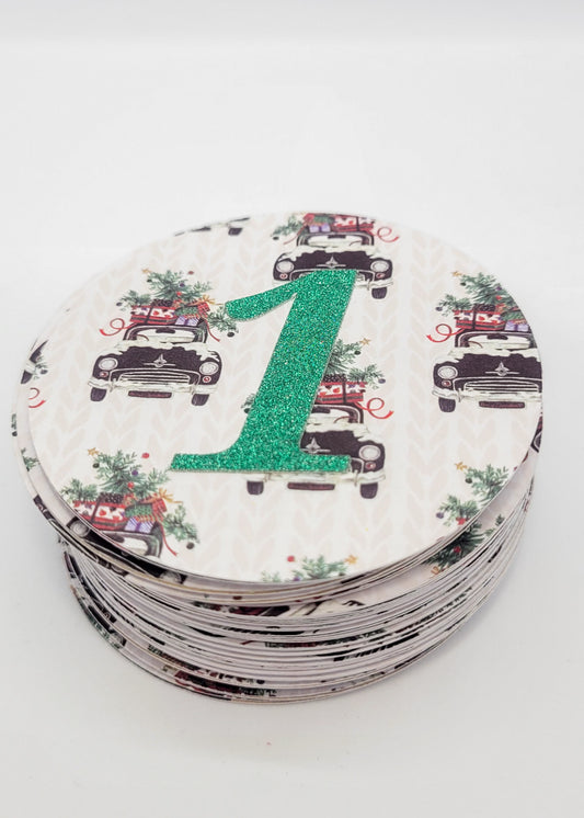 Advent Holiday Gift Tags