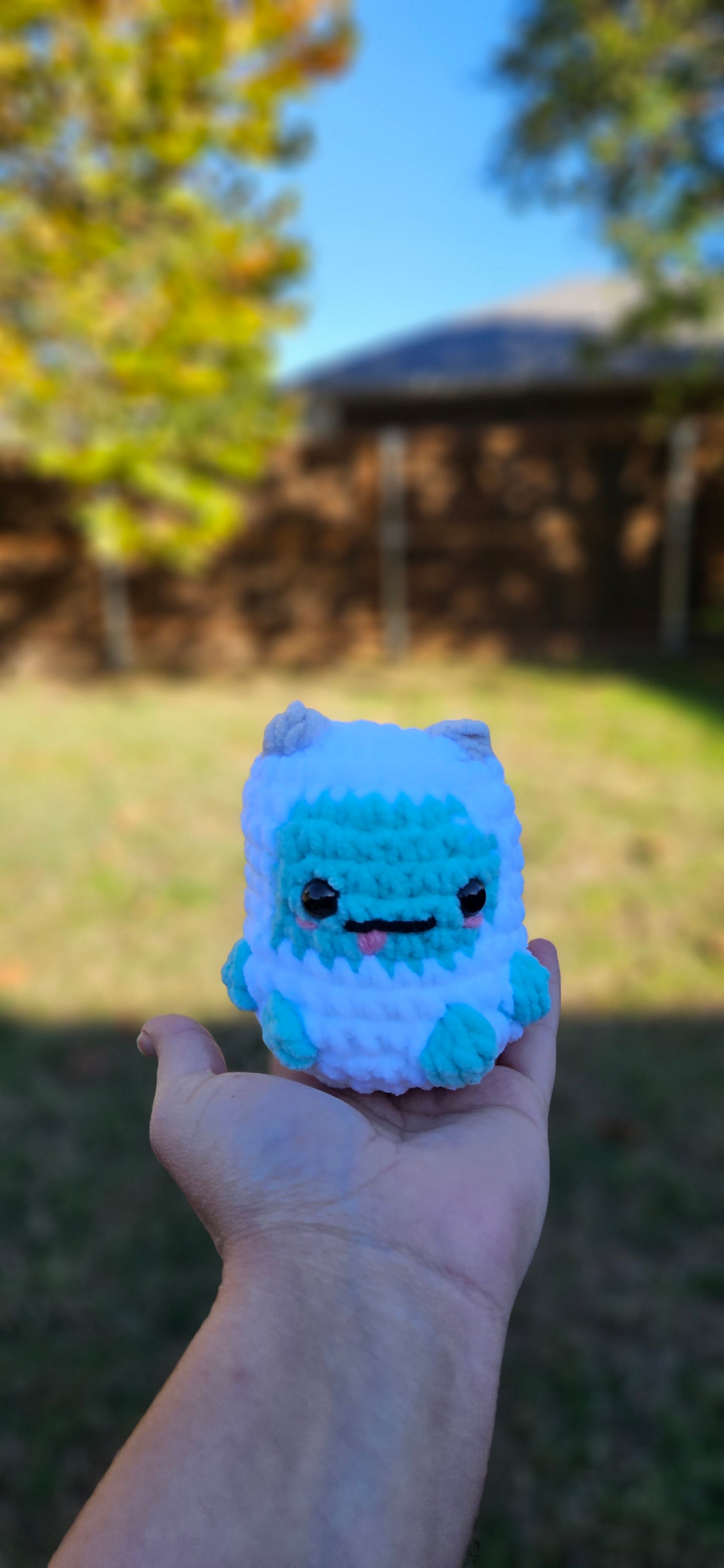 Handmade Crochet Yeti Plush – Adorable Snow Monster & Mythical Creature