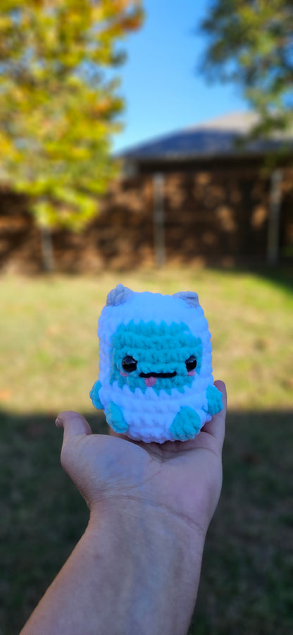 Handmade Crochet Yeti Plush – Adorable Snow Monster & Mythical Creature