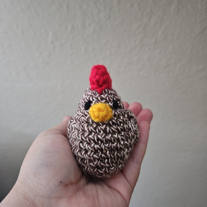 Crochet Chicken Amigurumi Plushie