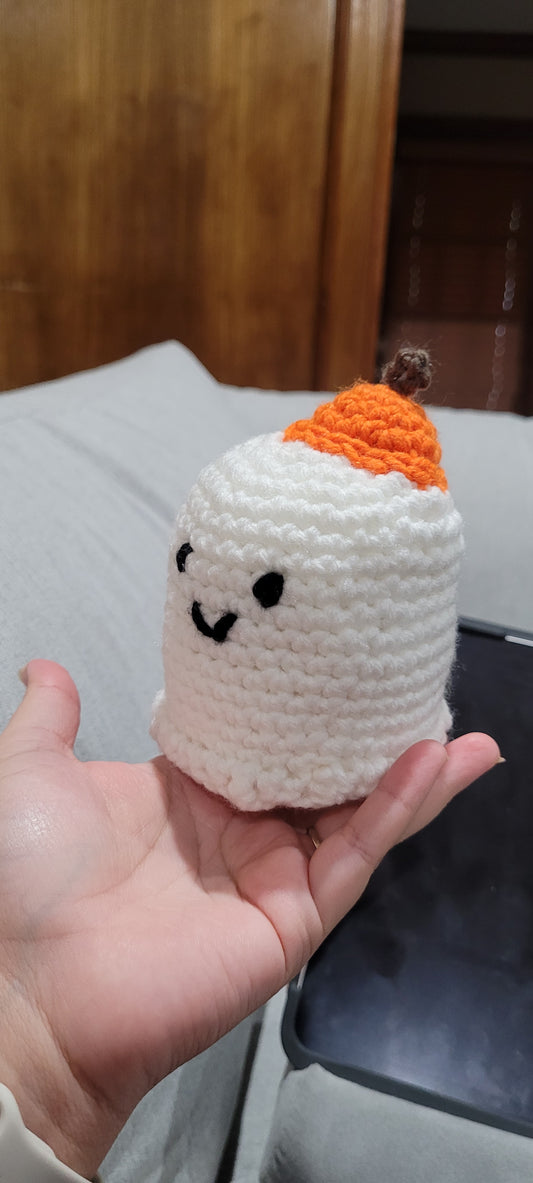 Pumpkin Ghost Amigurumi