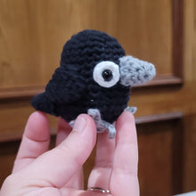 Load image into Gallery viewer, Handmade Crochet Crow - Cute Gothic Raven Plush - Spooky &amp; Adorable Gift
