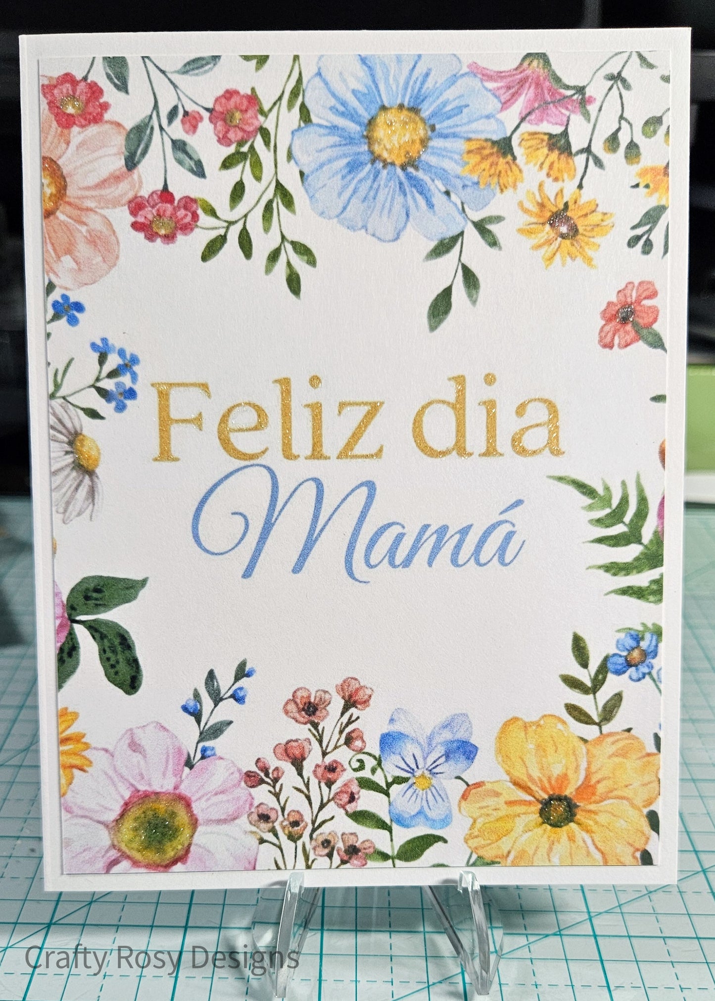 Dia De Las Madres Spanish Mother's Day Card - Handmade Card for Her