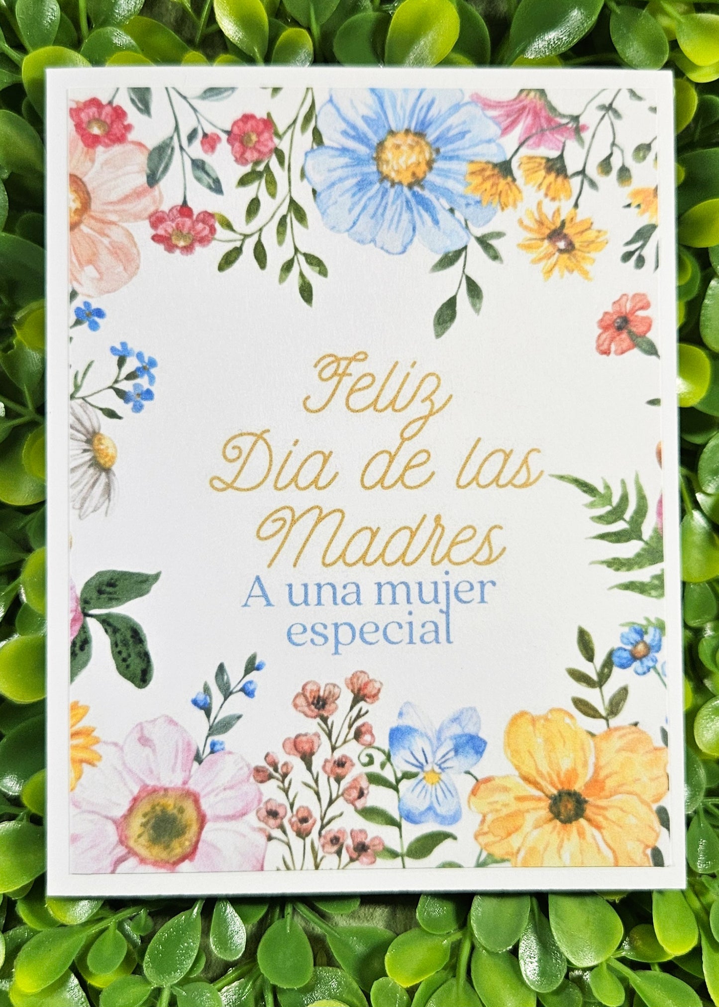 Dia De Las Madres Spanish Mother's Day Card - Handmade Card for Her