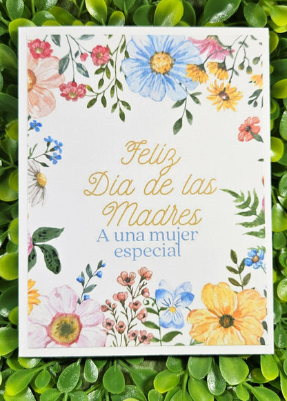 Dia De Las Madres Spanish Mother's Day Card - Handmade Card for Her