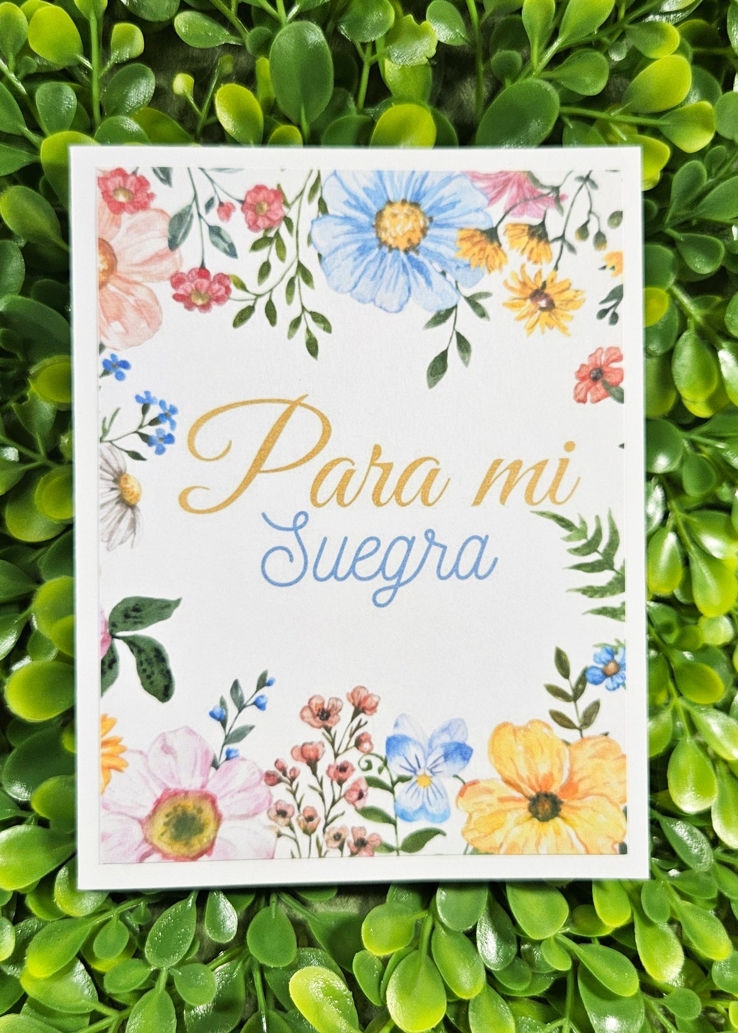 Dia De Las Madres Spanish Mother's Day Card - Handmade Card for Her