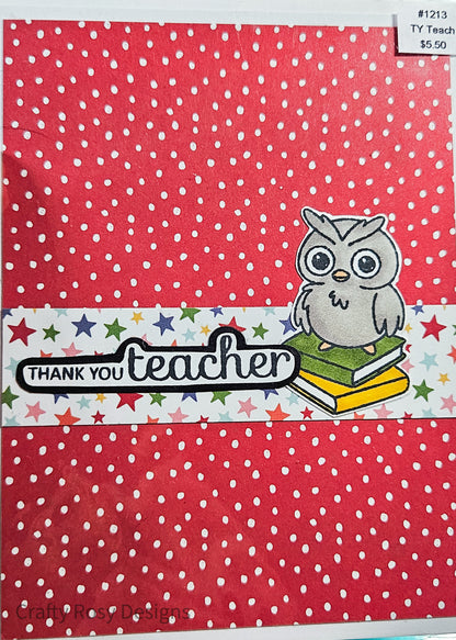Teacher Thank You Card