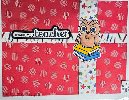 Teacher Thank You Card