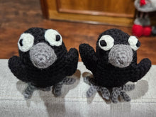 Load image into Gallery viewer, Handmade Crochet Crow - Cute Gothic Raven Plush - Spooky &amp; Adorable Gift
