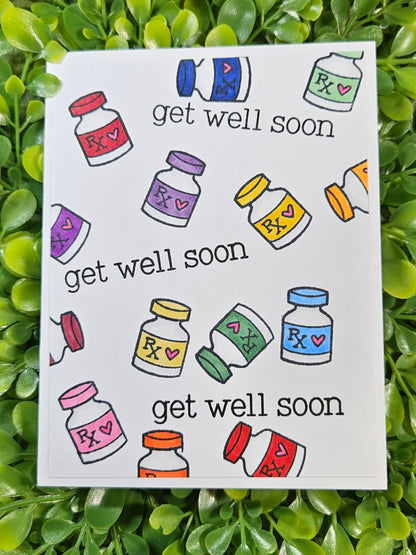 Handmade Get Well Soon Greeting Card – Cute, Charming Designs for Cheerful Recovery Wishes