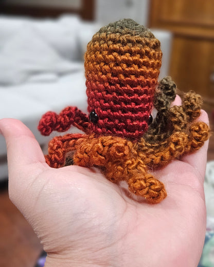 Kraken Crochet Stuffed Plushie - Mythical Fantasy Ocean Sea Creature