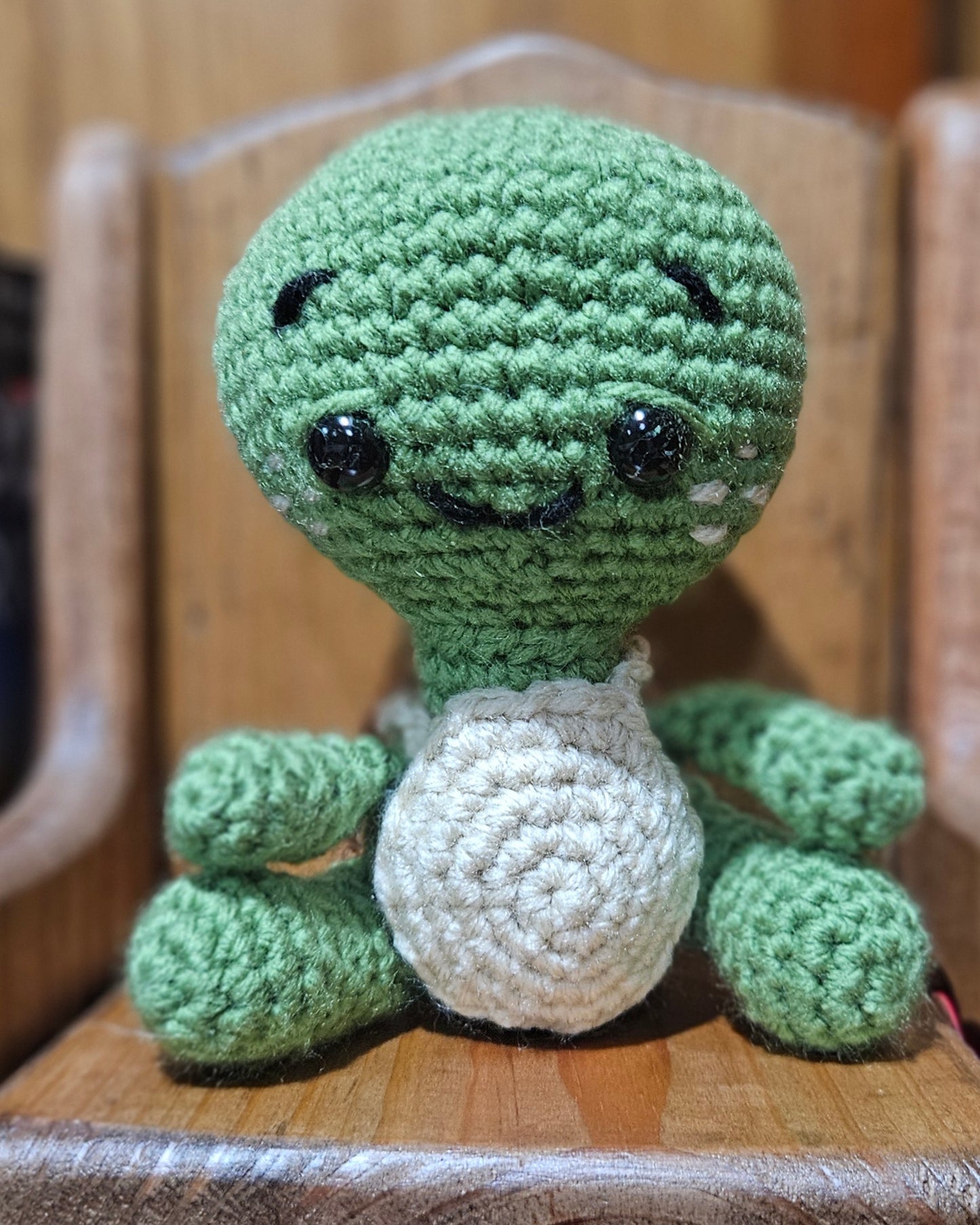 Handmade Crochet Turtle Plush - Handmade Reptile Friend - Cute & Cuddly Buddy