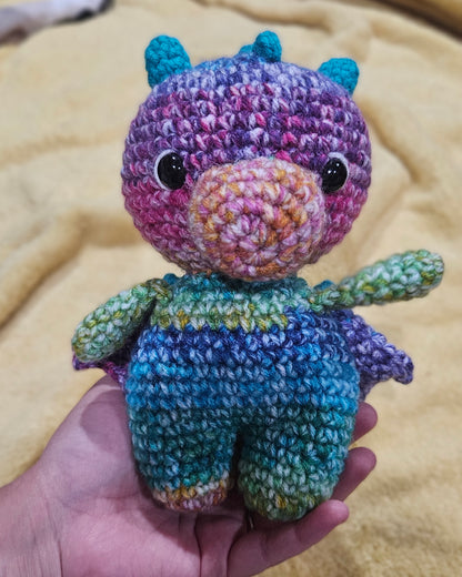Handmade Crochet Dragon - Unique, Magical Fairytale Stuffed Animal
