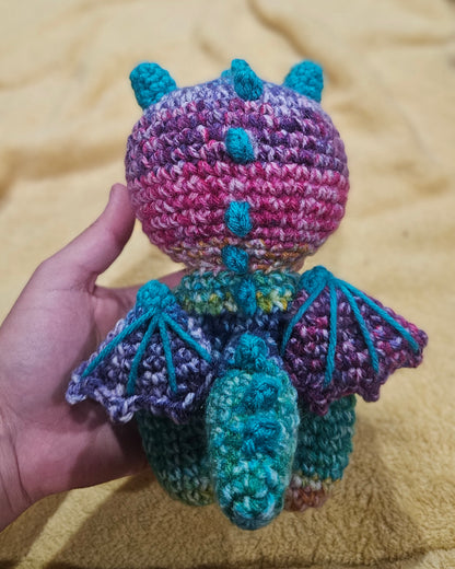 Handmade Crochet Dragon - Unique, Magical Fairytale Stuffed Animal