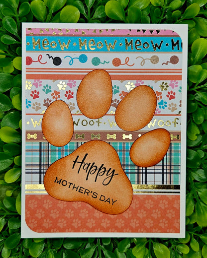Mother’s Day Card for Dog Moms, Cat Moms, and Pet Moms – Cute Pet Themed Greeting Card