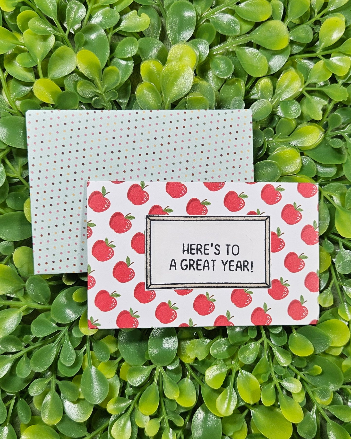 Teacher Appreciation Gift Card Holders - Set of Two Mini Gift Card Envelopes