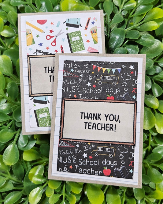 Teacher Appreciation Mini Notecard Sets