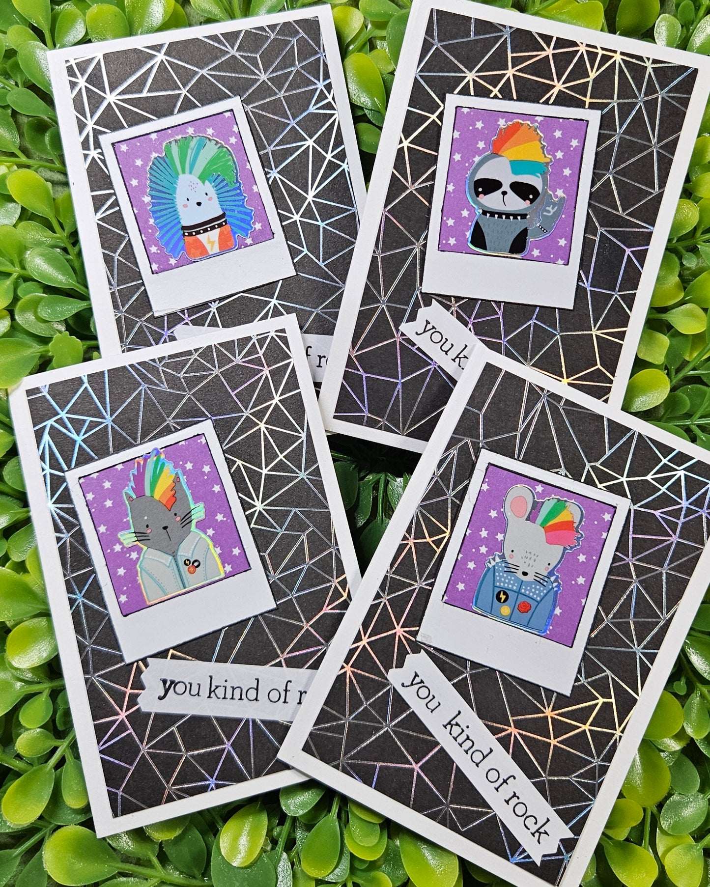 Handmade Pride Punk Mini Notecard Set