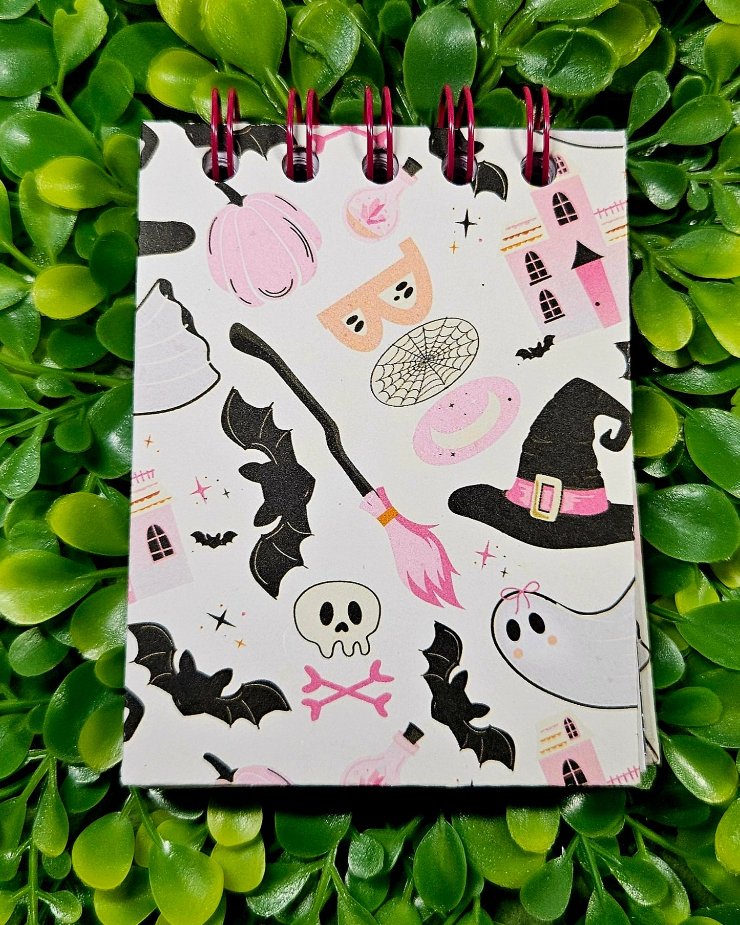 Halloween Spooky Wire-bound Mini Notebook - 31 Days of Halloween