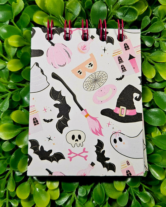 Halloween Spooky Wire-bound Mini Notebook - 31 Days of Halloween
