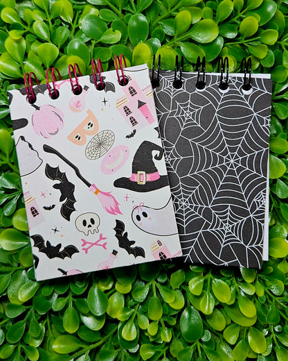 Halloween Spooky Wire-bound Mini Notebook - 31 Days of Halloween