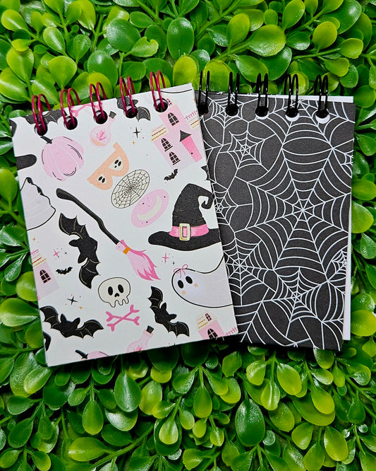 Halloween Spooky Wire-bound Mini Notebook - 31 Days of Halloween