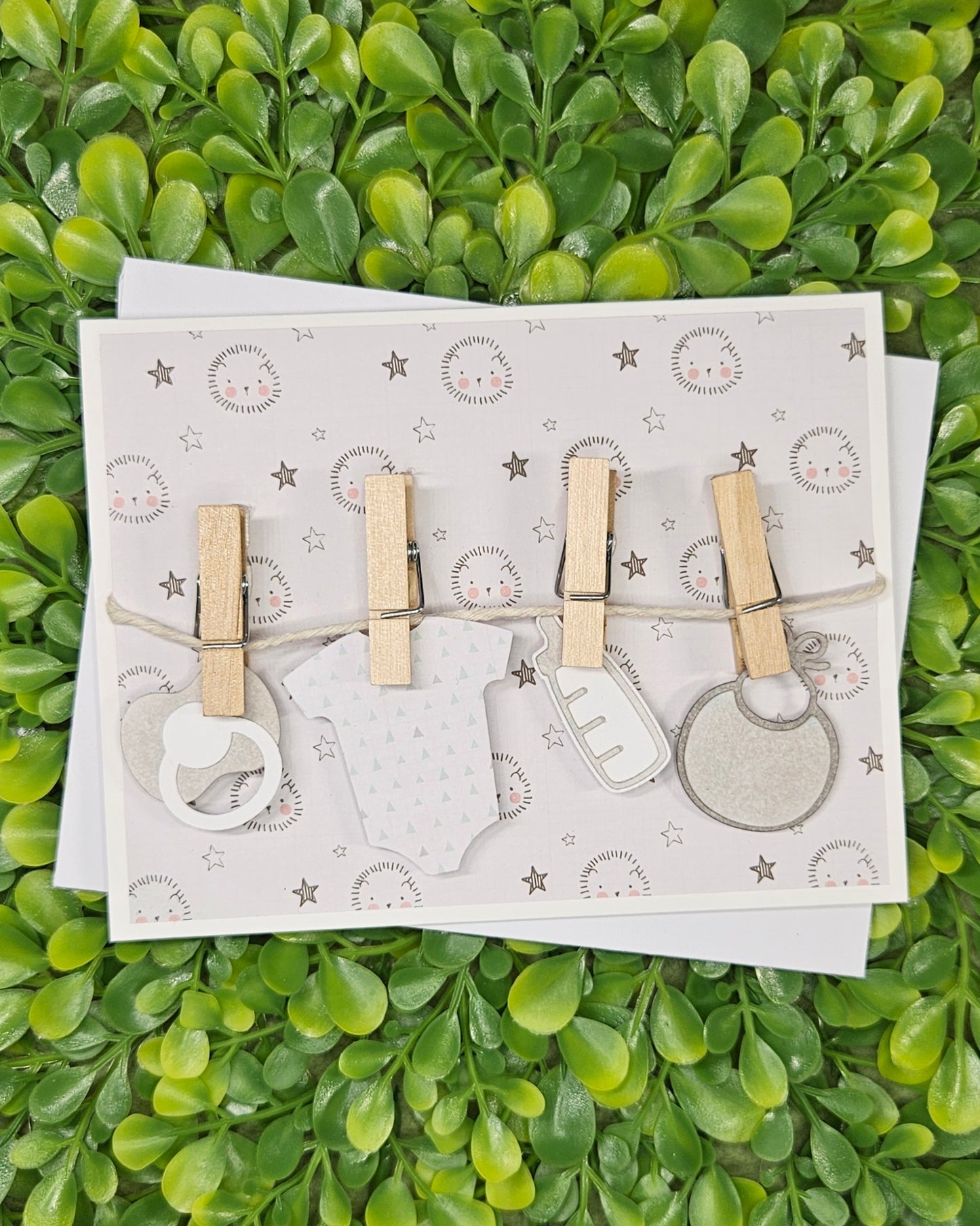 Nursery Baby-Themed Baby Shower Greeting Card