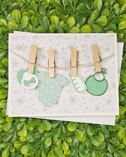 Nursery Baby-Themed Baby Shower Greeting Card