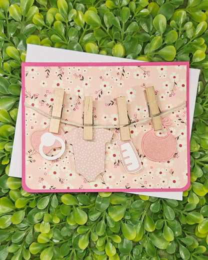 Nursery Baby-Themed Baby Shower Greeting Card