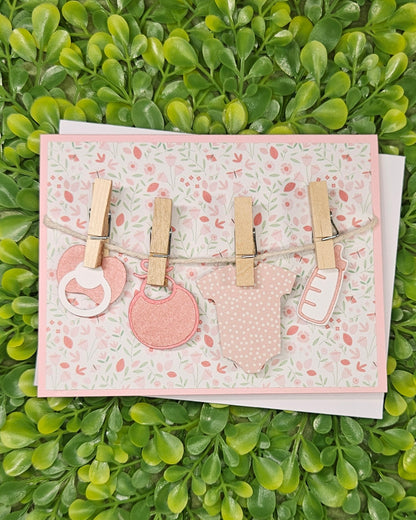 Nursery Baby-Themed Baby Shower Greeting Card
