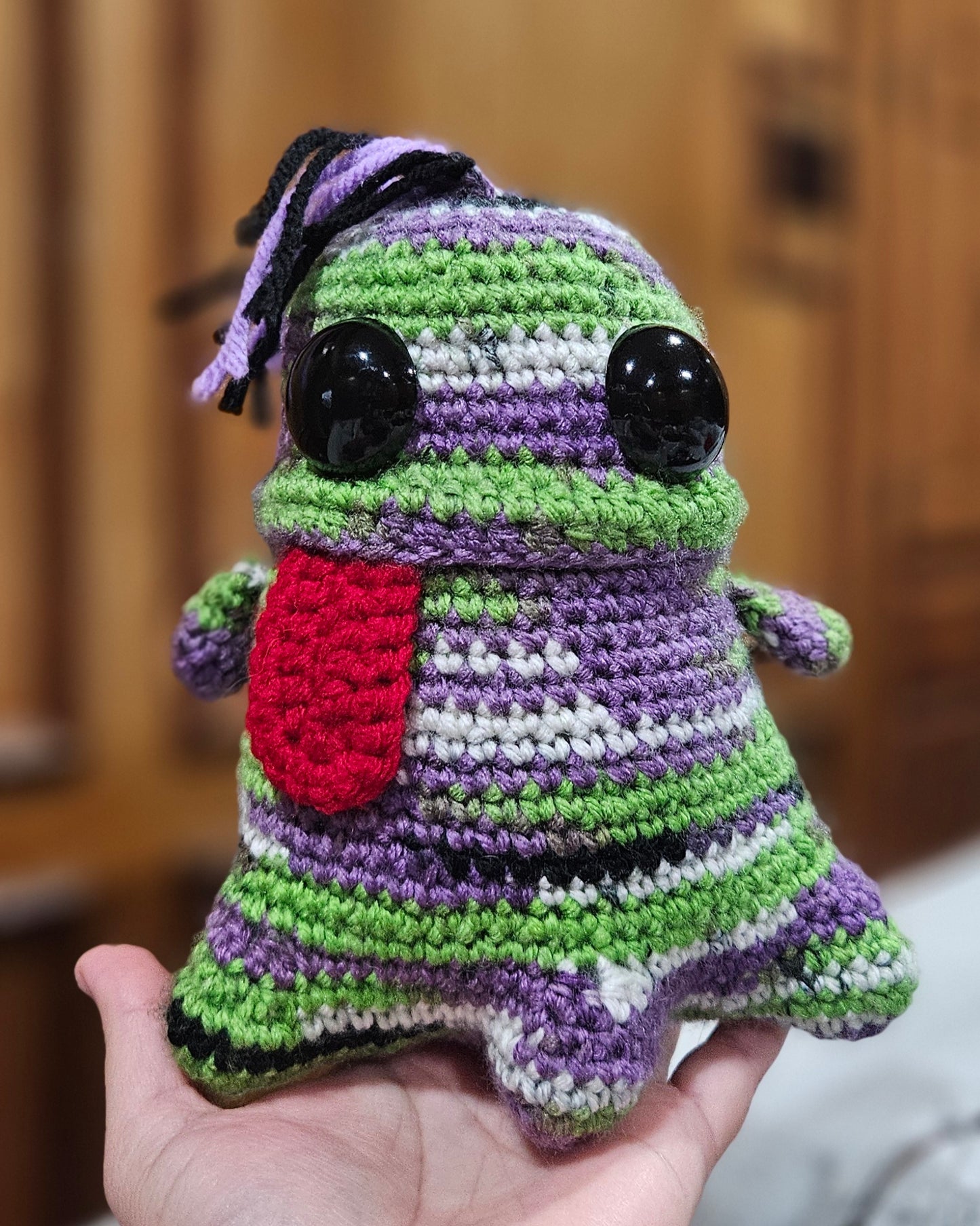 Colorful Crochet Alien Monster Plushie