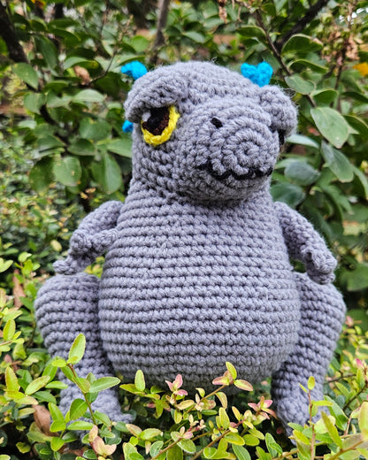 Crochet Kaiju Lizard Monster - Godzilla-inspired Mythical Creature