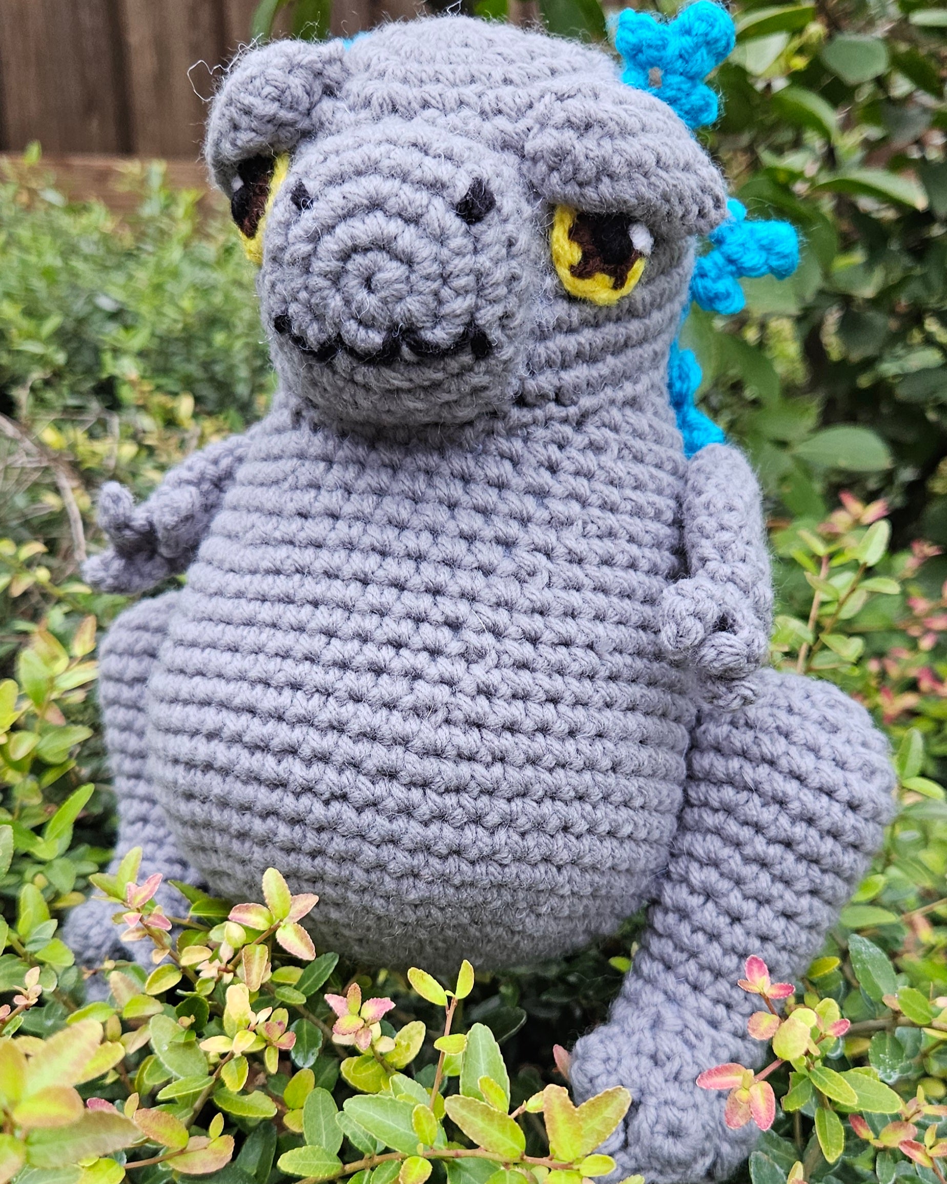 Crochet Kaiju Lizard Monster - Godzilla-inspired Mythical Creature
