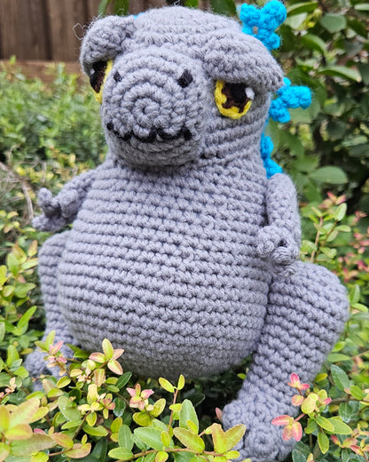 Crochet Kaiju Lizard Monster - Godzilla-inspired Mythical Creature