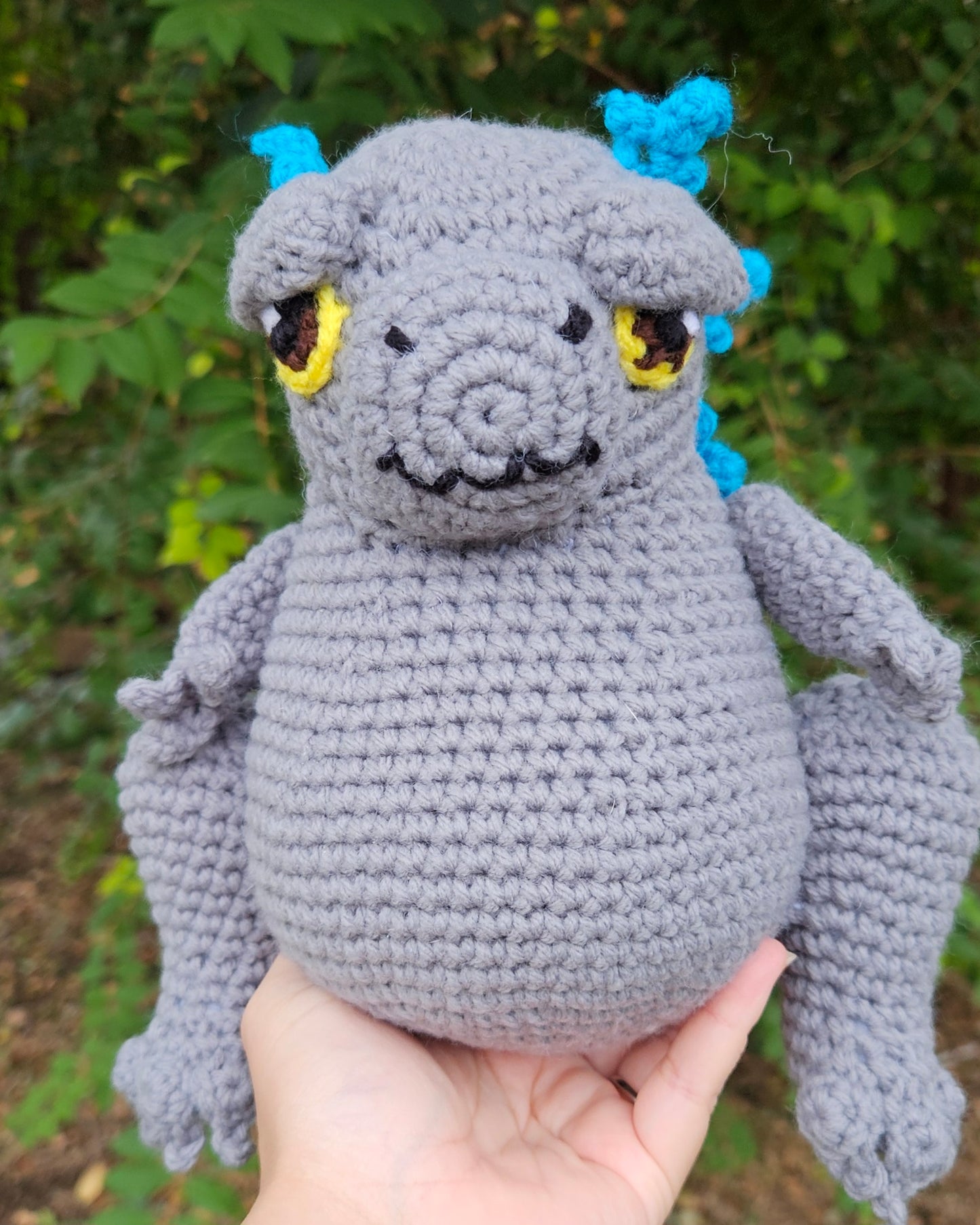 Crochet Kaiju Lizard Monster - Godzilla-inspired Mythical Creature