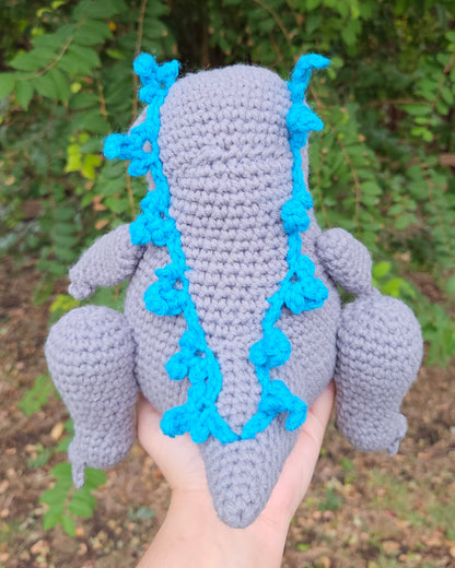 Crochet Kaiju Lizard Monster - Godzilla-inspired Mythical Creature