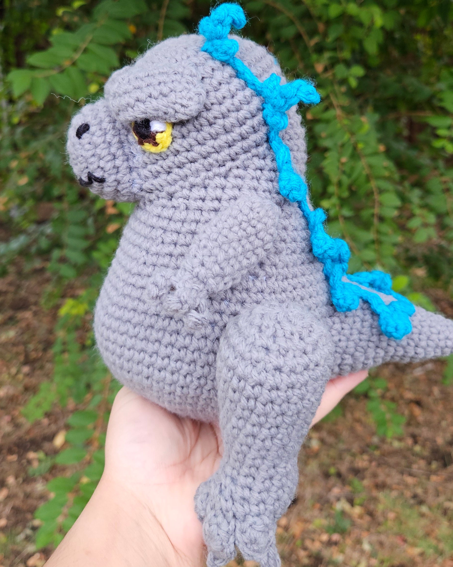 Crochet Kaiju Lizard Monster - Godzilla-inspired Mythical Creature