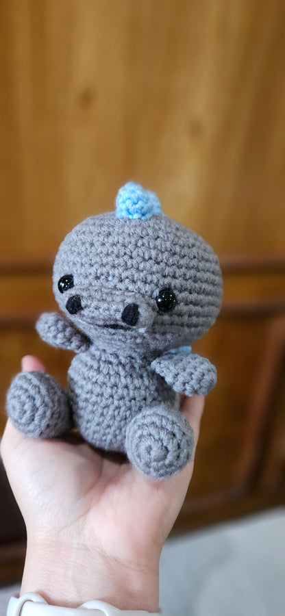 Crochet Kaiju Lizard Monster - Godzilla-inspired Mythical Creature