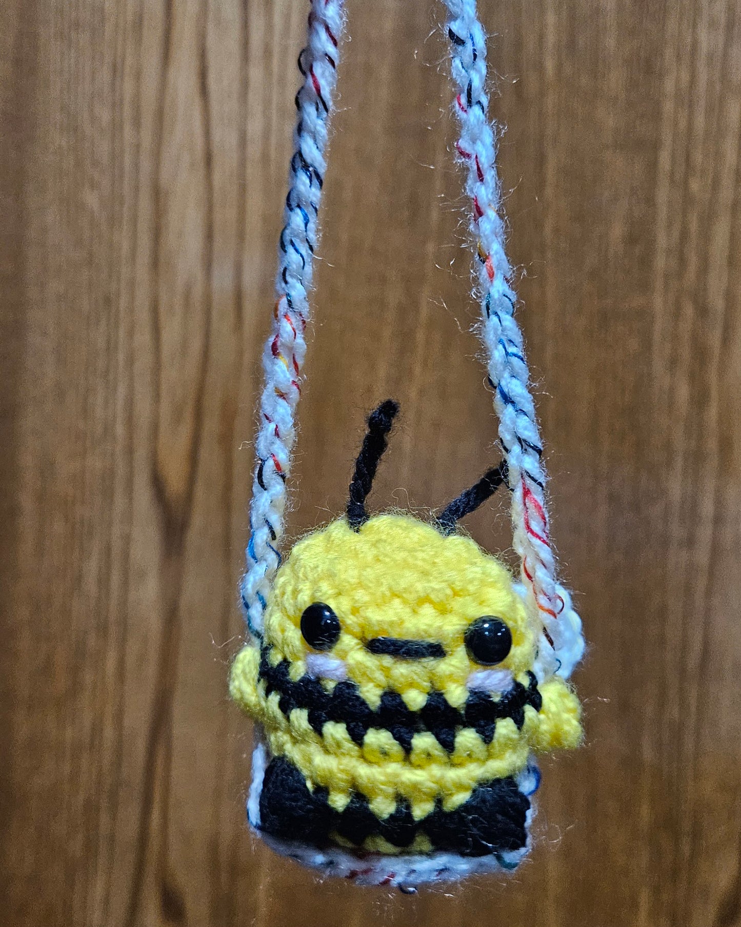 Crochet Swinging Critters - Handmade Mini Animals on Swings - Cute & Whimsical Hanging Decor