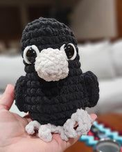 Load image into Gallery viewer, Handmade Crochet Crow - Cute Gothic Raven Plush - Spooky &amp; Adorable Gift
