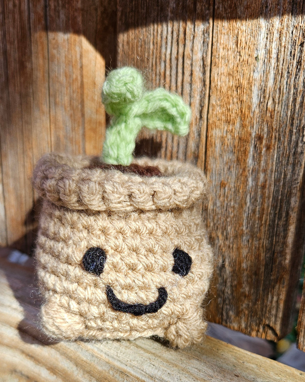 Handmade Crochet Plant - Cute Sprout, Succulent, String of Pearls Mini Plush for Plant Lovers