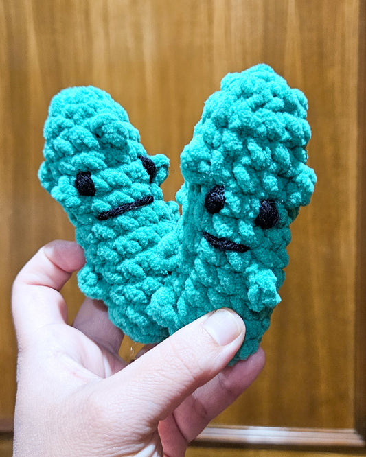 Positivity Pickle - Emotional Support Crochet Veggie Plush