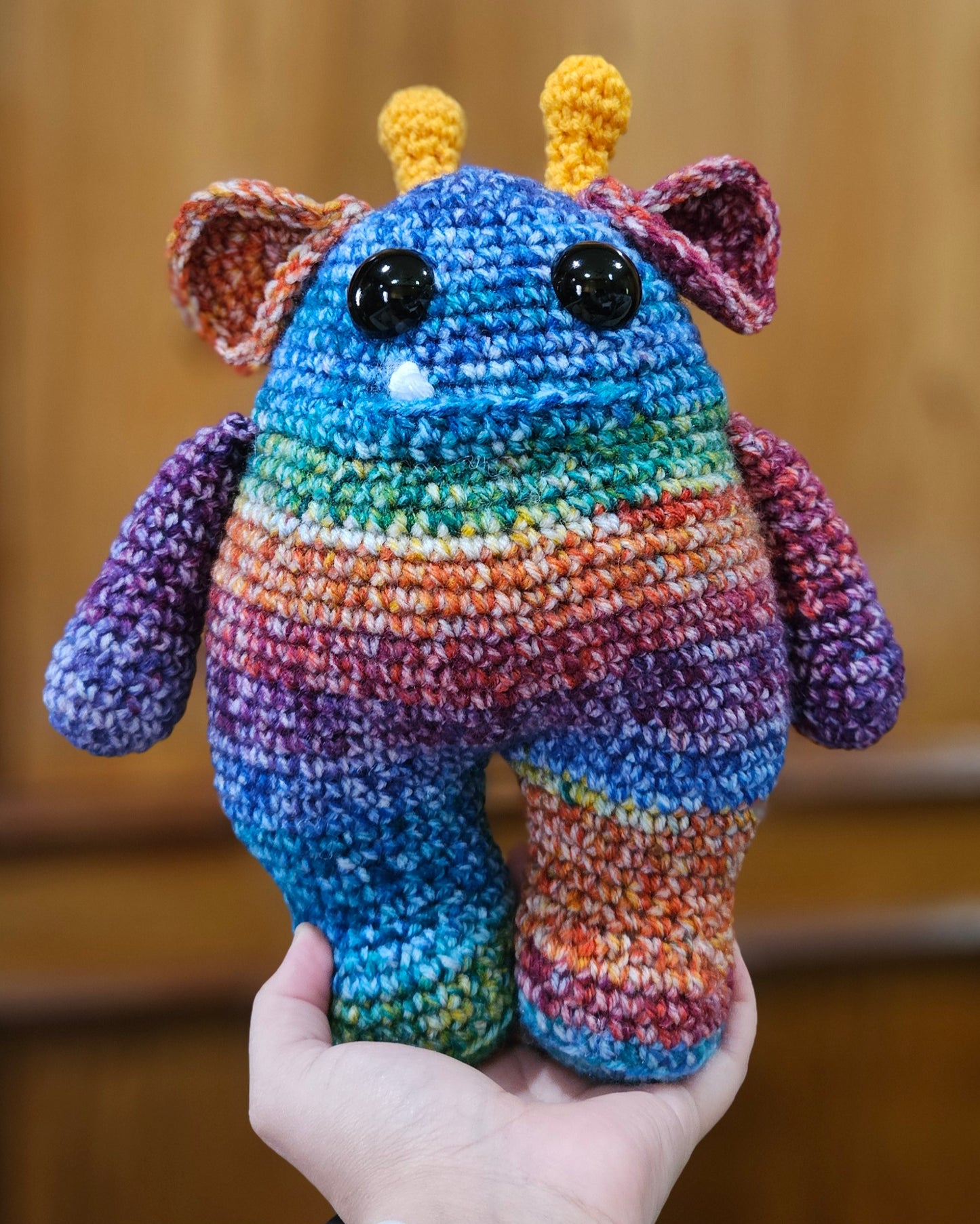 Colorful Crochet Alien Monster Plushie
