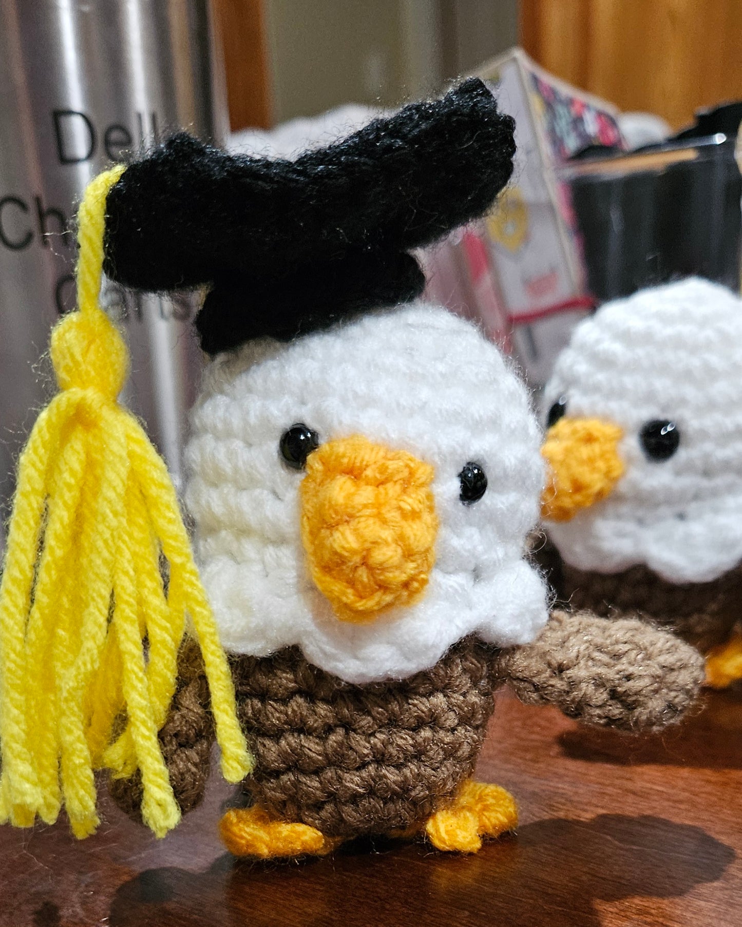 Handmade Crochet Bald Eagle Plushie