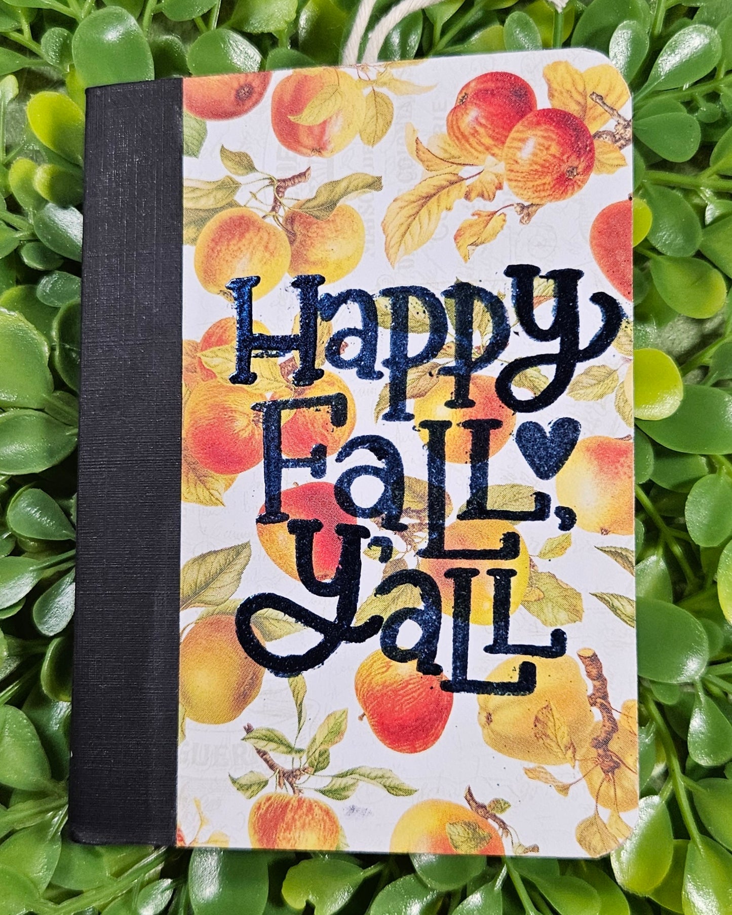 Happy Fall Mini Composition Notebook - Stationery For Cozy Bookish People