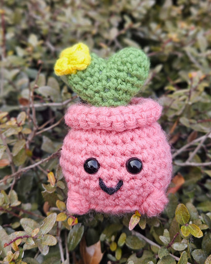 Handmade Crochet Plant - Cute Sprout, Succulent, String of Pearls Mini Plush for Plant Lovers