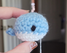 Load image into Gallery viewer, Crochet Whale Plushie
