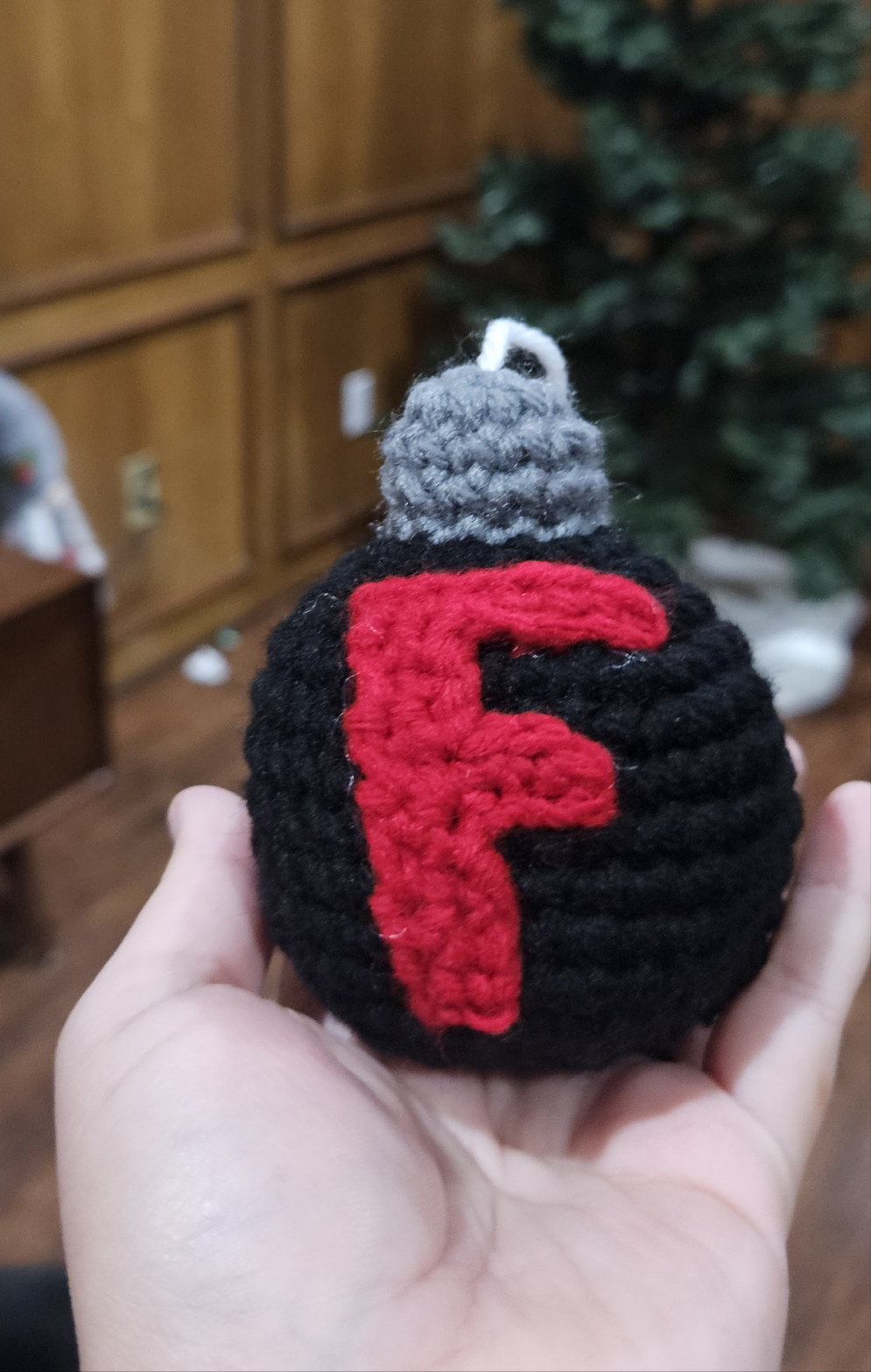 Handmade Crochet F Bomb Plush - Funny Stress Relief Gift