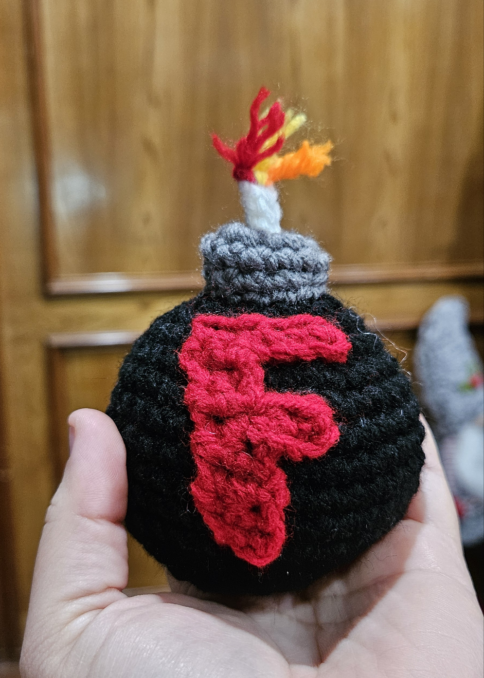 Handmade Crochet F Bomb Plush - Funny Stress Relief Gift