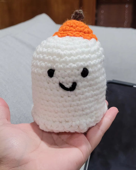 Pumpkin Ghost Amigurumi